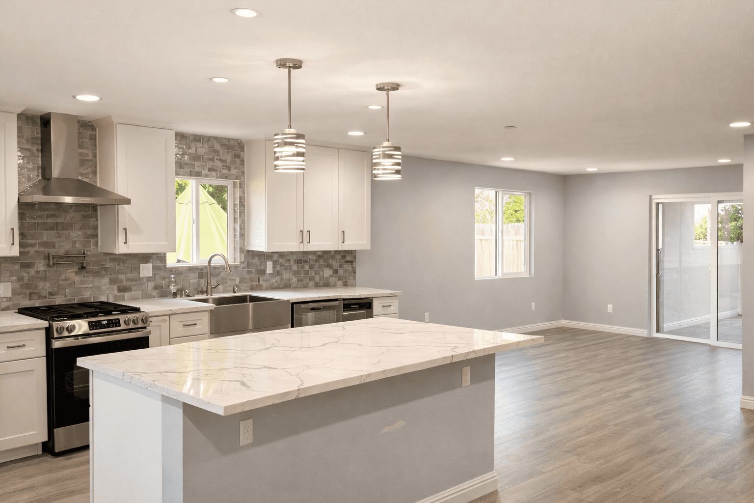 Kitchen remodel example